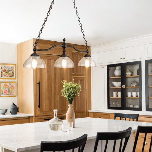 Breakwater Bay Coalton 3 Light Kitchen Island Dome Pendant Wayfair